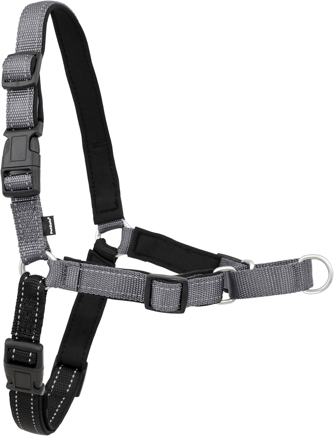 PetSafe Easy Walk Deluxe Dog Harness, No Pull Dog Harness – Perfect for Leash & Harness Training – Stops Pets from Pulling and Choking on Walks – Large, Steel PetSafe Easy Walk Deluxe Dog Harness, No Pull Dog Harness – Perfect for Leash & Harness Training – Stops Pets from Pulling and Choking on Walks – Large, Steel
