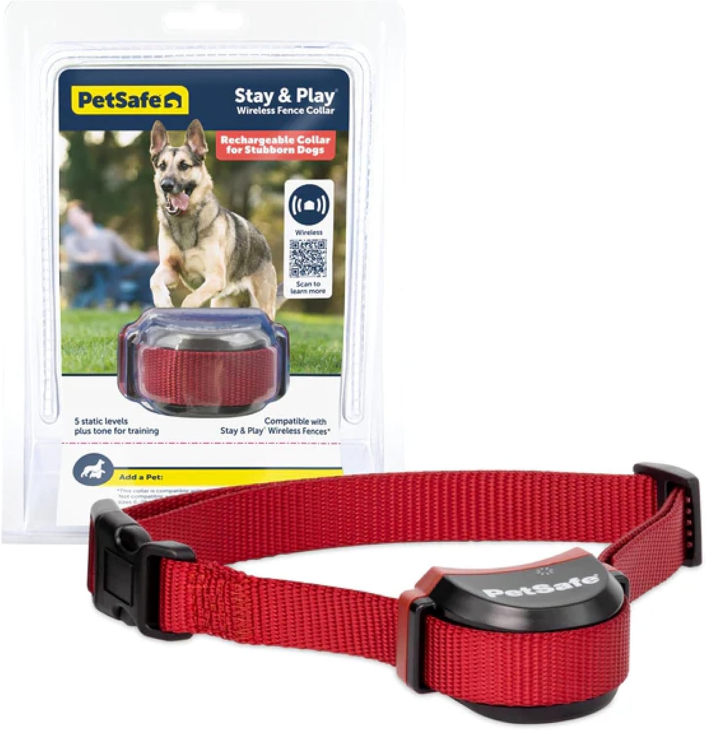 PetSafe Stubborn Dog Stay & Play Wireless Fence Collar PetSafe Stubborn Dog Stay & Play Wireless Fence Collar