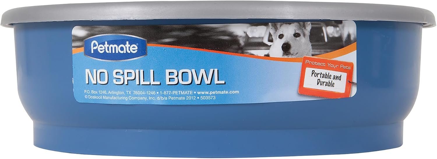 Petmate No Spill Bowl,Blue Petmate No Spill Bowl,Blue