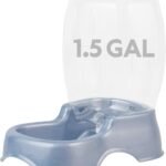 Petmate Pet Cafe Cat and Dog Water Dispenser, 1.5 Gallon, Blue
