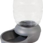 Petmate Replendish Gravity Waterer with Microban, 4 Gallons, Silver