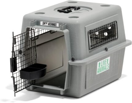 Petmate Sky Kennel for Air Travel, 21in Dog Crate for Pets up to 15lbs