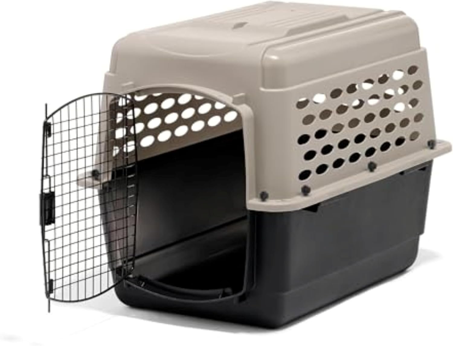 Petmate Vari Dog Kennel, 32in, Taupe and Black Petmate Vari Dog Kennel, 32in, Taupe and Black