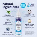 Petpost Tear Stain Remover for Dogs | 8 oz Gentle Dog Eye Cleaner Solution | Safe Dog Tear Stain Remover for White Fur & Light-Coated Breeds | Bleach Free - Image 2