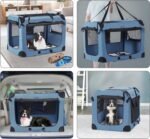 Petprsco Portable Dog Crates for Medium Dogs, 32"x23"x23" Travel Dog Crate - Image 2