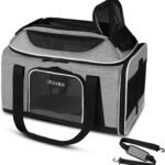 Petskd Top-Expandable Small Pet Carrier 18″x11″x11″ Airline Approved