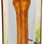 Pork Chomps Rawhide Free Pork Skin Dog Chew Bone, 7in, 1ct