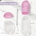 Portable Dog Water Bottle with Food Container, Drinking Bottle for Travel - Image 2