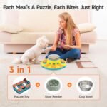 Potaroma Dog Puzzle Toy 2 Levels, Slow Feeder, Pup Food Treat Feeding Dispenser for IQ Training and Entertainment for All Breeds 4.2 Inch Height - Image 2