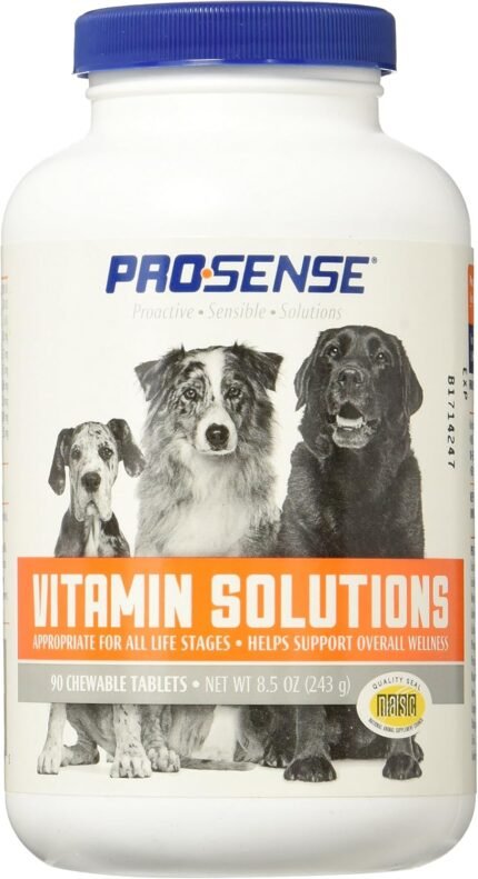 Pro-Sense Vitamin Solutions Dog Multivitamin Chewable Tablets, 90 Count