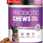 Probiotics for Dogs 200pcs Dog Probiotics for Digestive Health Chicken
