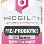Progility Pre & Probiotics Supplement for Dogs, Digestive Support