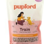 Pupford Freeze Dried Training Treats for Dogs & Puppies (Chicken, 4 oz)