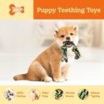 Puppy Teething Toys for Small Dogs, 5 Pack Cotton Puppy Dog Rope Toy - Image 2
