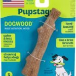Pupstages Dogwood Stick Dog Chew Toy, Made in USA, Small, 5.4″