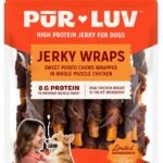 Pur Luv Chicken Wrapped Sweet Potato Dog Treats,16 Oz