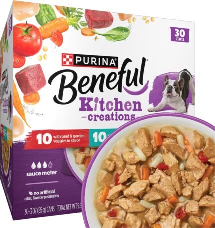 Purina Beneful Kitchen Creations Wet Dog Food Variety Pack, (30) 3 oz Cans