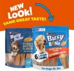 Purina Busy Bone Large Dog Chew Treats, Peanut Butter Flavor, 6 ct Pouch - Image 2