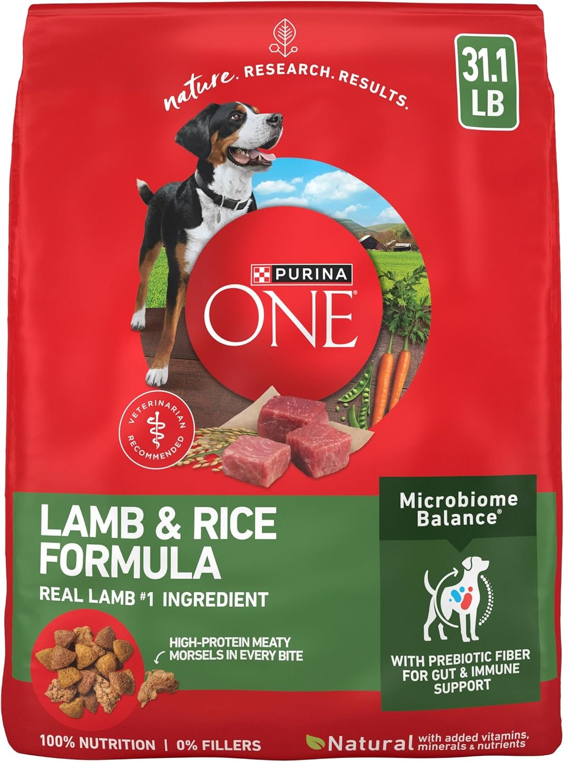 Purina ONE Lamb and Rice Formula Dry Dog Food for Digestive Support Purina ONE Lamb and Rice Formula Dry Dog Food for Digestive Support