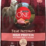 Purina ONE True Instinct Dry Dog Food, Real Beef & Salmon, 27.5 lb Bag