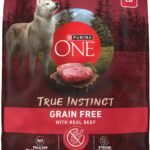 Purina ONE True Instinct Grain Free Dry Dog Food, Real Beef, 12.5 lb Bag