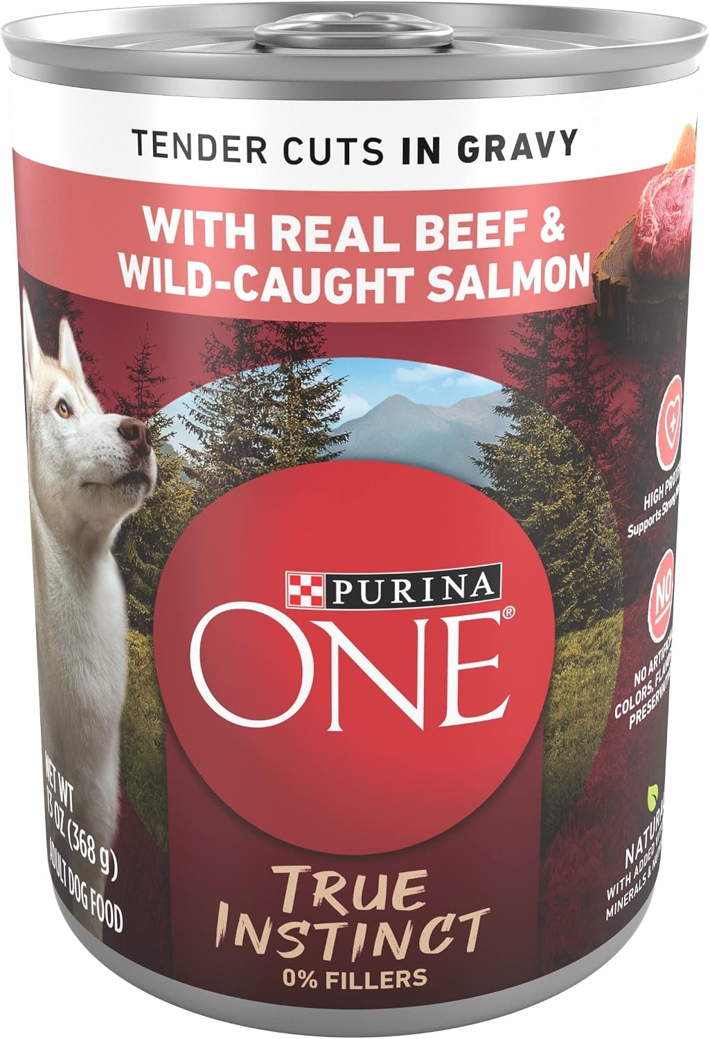 Purina ONE True Instinct High Protein Wet Dog Food, (12) 13 oz Cans Purina ONE True Instinct High Protein Wet Dog Food, (12) 13 oz Cans
