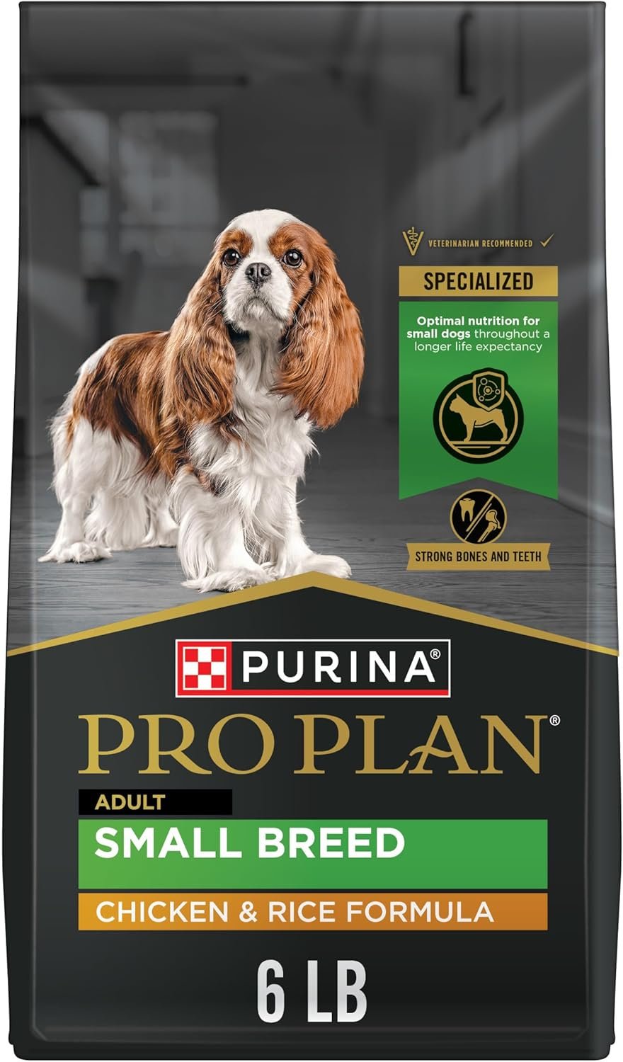 Purina Pro Plan Small Breed Dry Dog Food, Chicken & Rice, 6 lb Bag Purina Pro Plan Small Breed Dry Dog Food, Chicken & Rice, 6 lb Bag