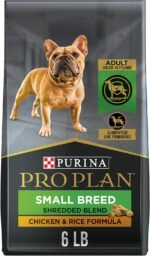 Purina Pro Plan Small Breed Dry Dog Food, Shredded Blend, 6 lb Bag