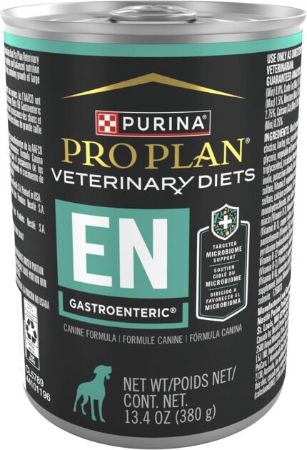 Purina Pro Plan Vet Diets EN Gastroenteric Wet Dog Food, (12) 13.4oz