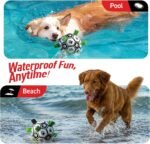 QDAN Dog Toys Dog Balls, 6 Inch Dog Soccer Ball with Straps, Herding Balls - Image 2