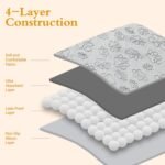 Qeils Reusable Puppy Pads, Washable Pee Pads, Leakproof 18"x 24" 2 Pack - Image 2