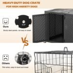 REXWELTEN 42" Heavy Duty Dog Crate Furniture for High Anxiety Dogs - Image 2