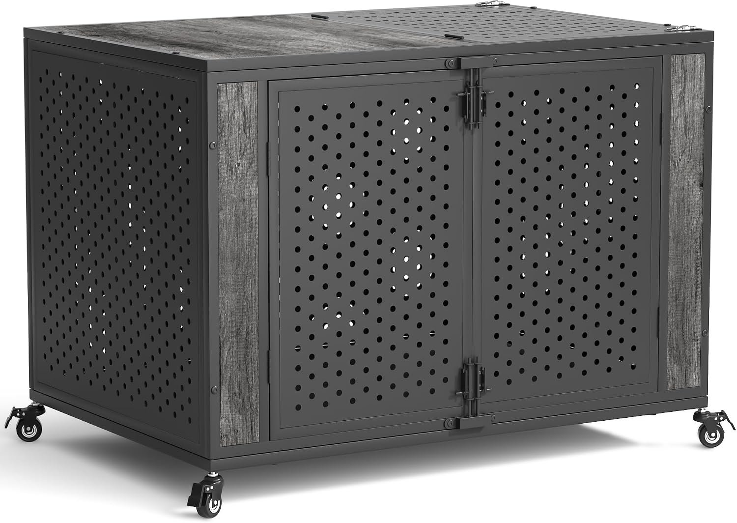 REXWELTEN 42″ Heavy Duty Dog Crate Furniture for High Anxiety Dogs REXWELTEN 42″ Heavy Duty Dog Crate Furniture for High Anxiety Dogs