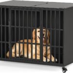 REXWELTEN 48″ Heavy Duty Dog Crate for Large Dogs