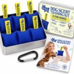 Race&Herd Dog Scent Kit — 6 Anise Nose Work Pouches in Tin (Ocean)