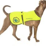 Reflective Dog Coat for Safety – Ideal Dog Vest for High-Visibility When Walking, Jogging or Training – Sizes to Fit Small, Medium, Large Breeds 16-130 lbs (Large) Neon Yellow
