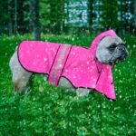 Reflective Dog Rain Coat - Waterproof Adjustable Pet Rain Jacket, Lightweight Dog Hooded Poncho Raincoat for Small to X- Large Dogs and Puppies (Pink, Large) - Image 2