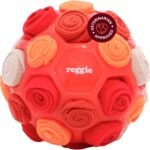 Reggie Snuffle Ball for Dogs | Interactive Treat Dispensing Dog Enrichment Toys | Reduces Boredom, Stress & Hyperactivity | Snuffle Toys for Dogs | Washable Dog Puzzle Toy I Red