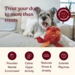 Reggie Snuffle Ball for Dogs | Interactive Treat Dispensing Dog Enrichment Toys | Reduces Boredom, Stress & Hyperactivity | Snuffle Toys for Dogs | Washable Dog Puzzle Toy I Red - Image 2