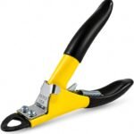 Resco Guillotine Style Dog Nail Clippers for Large Dogs and Cats, Yellow