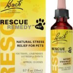 Rescue Remedy Pet Dropper – 20mL – Stress & Tension Support for Dogs & Cats with Bach Natural Flower Essences – Sedative-Free, Homeopathic Liquid Formula – For All Breeds, Ages & Weights