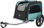 Retrospec Rover Waggin' Pet and Dog Bike Trailer with Weather-Resistant Canopy & Mesh Shield - Foldable Frame, 16in Wheels with Storage Pouch & Internal Safety Leash Supports up to 50 lbs - Image 2