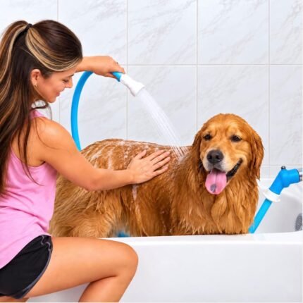 Rinseroo Slip-On Bathtub Faucet Sprayer Attachment, 5 Foot Hose