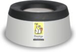 Road Refresher™ - Prestige Pets Water Bowl Dispenser - No Spill Water Bowl for Dogs and Cats - Travel Pet Water Bowl for Home and Travel - Grey - Large
