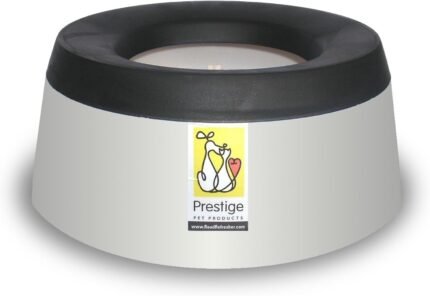 Road Refresher™ – Prestige Pets Water Bowl Dispenser – No Spill Water Bowl for Dogs and Cats – Travel Pet Water Bowl for Home and Travel – Grey – Large