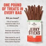 Rocco & Roxie Beef Jerky Dog Treats, Soft Training Chews, 1 lb, USA Made - Image 2