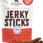 Rocco & Roxie Beef Jerky Dog Treats, Soft Training Chews, 1 lb, USA Made