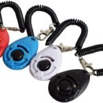 Ruconla- 4 Pack Dog Training Clicker with Wrist Strap, Pet Training Clicker Set