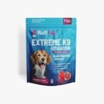 RuffH2O K9 Hydration Electrolyte Powder for Dogs, Pomegranate & Cranberry