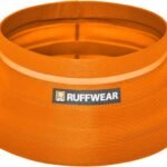 Ruffwear, Bivy Collapsible Dog Bowl, 60 fl oz, Salamander Orange, Medium